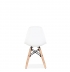 Chaise enfant style DSW Eames blanche