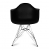Chaise fauteuil DAR inspiration Eames Noir