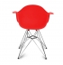 Chaise fauteuil DAR inspiration Eames Rouge