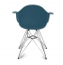 Chaise fauteuil DAR inspiration Eames Bleu Canard