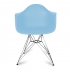 Chaise fauteuil DAR inspiration Eames Bleu Pastel